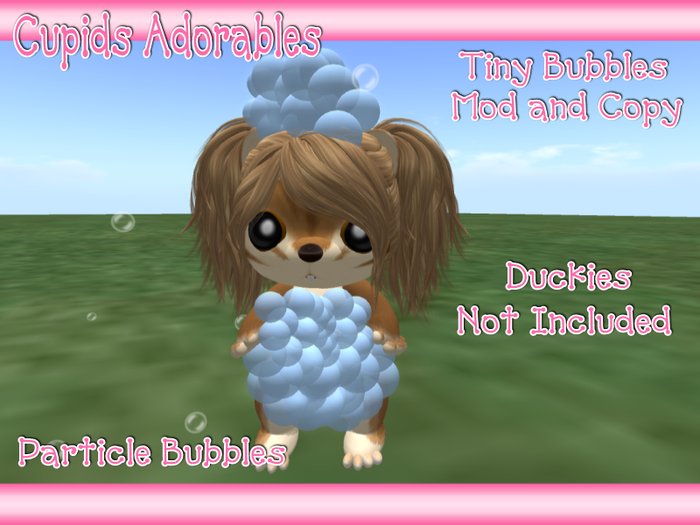 Second Life Marketplace Tiny Bubbles in Blue
